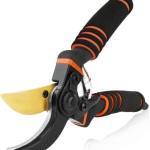 Pruning Shears, Garden Shears,Professional Bypass Pruner Hand Shears Heavy Duty, Garden Clippers,8" Hand Pruners with Foam-Grip Handles,Plant Cutting Scissors for Gardening,Hedge