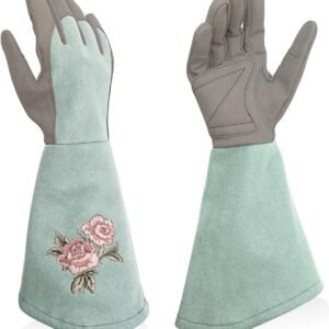 Embroidered Anti-Puncture Rose Gloves - Extended Forearm Protection for Gardening