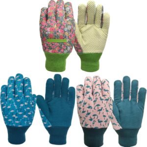 Cute Pattern Gardening Cotton Gloves - Garden Work Gift Gloves