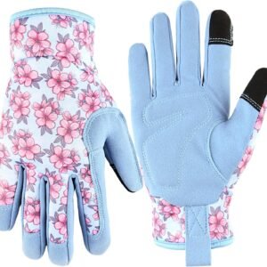 Breathable Machine Washable Gardening Gloves - Flexible Work Gloves Women's Gift